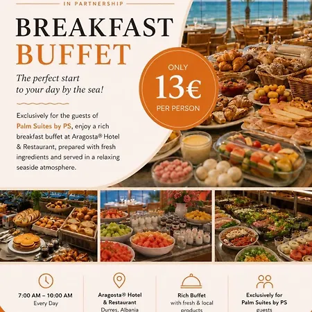 Palm Beachfront By Ps Apartahotel Durrës